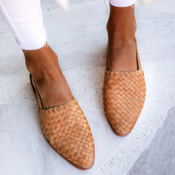 Anja – Elegante en Ademend Platte Schoenen