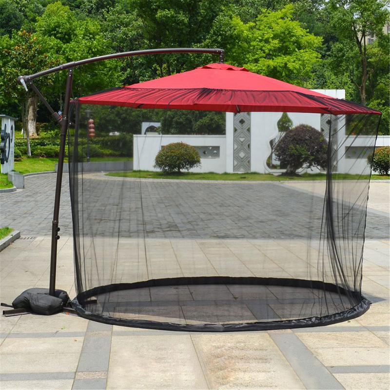 BugBarrier | Buiten Klamboe voor Patio Paraplu – Insecten & Insecten Bescherming Scherm