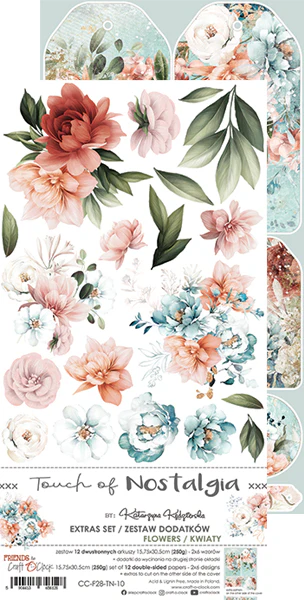 Craft O’Clock – TOUCH OF NOSTALGIA – extras set – FLOWERS Craft O’Clock – TOUCH OF NOSTALGIA – extras set – FLOWERS