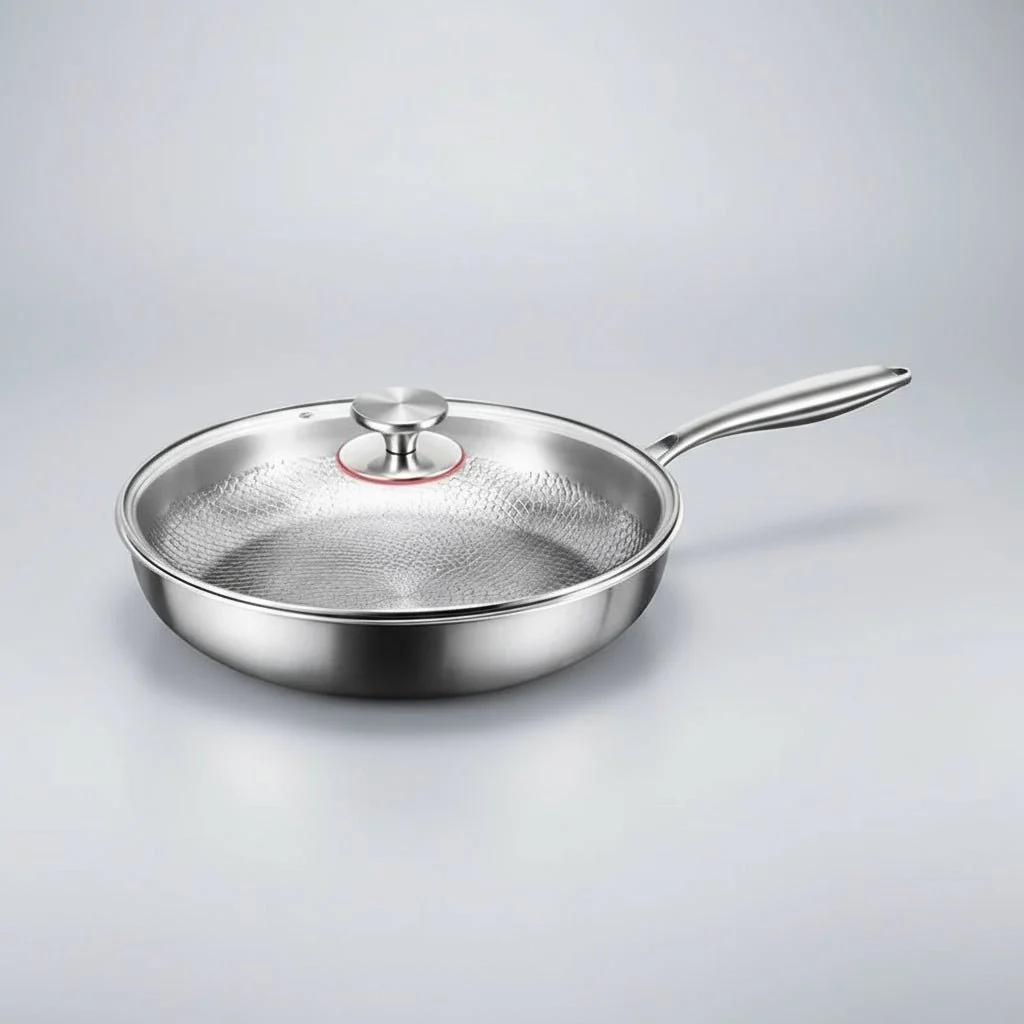 TitanForge Gesmede Titanium Koekenpan met Anti-aanbaklaag