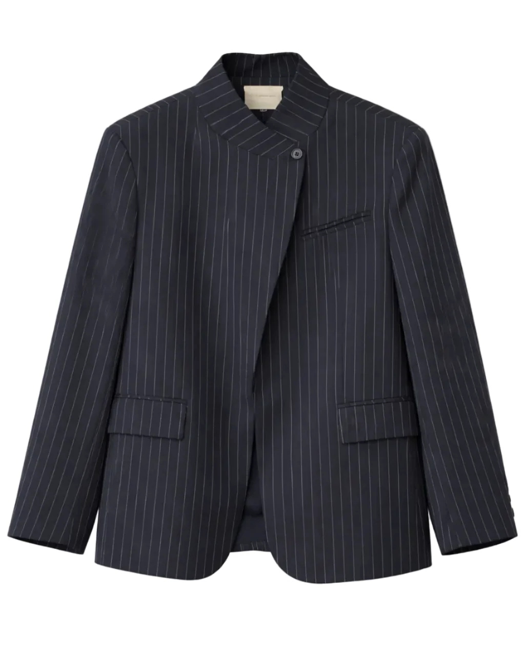 Sammie Striped Blazer Donker Blauw