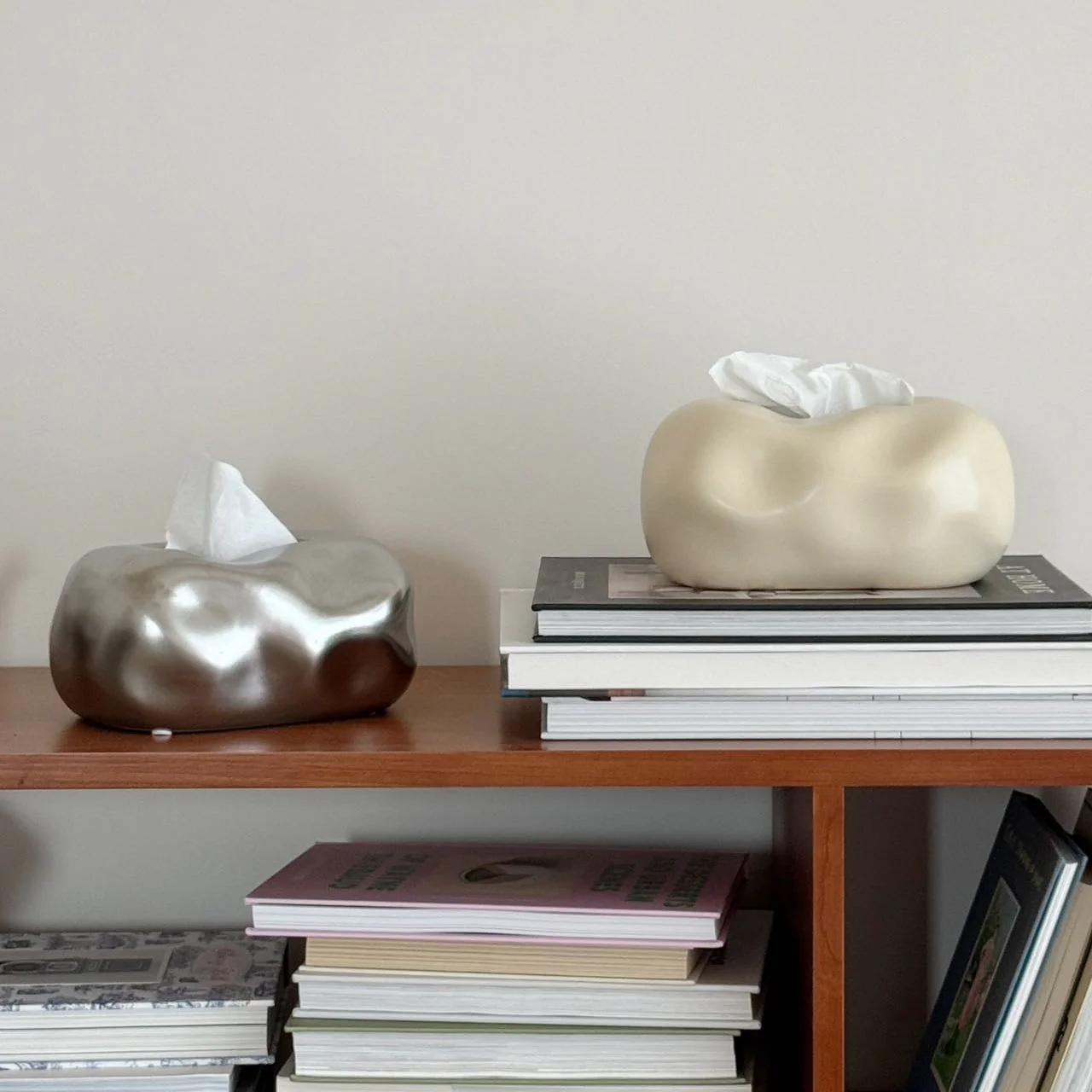 Design Tissuebox Keramiek Wolkvorm Modern en Decoratief - Afbeelding 2