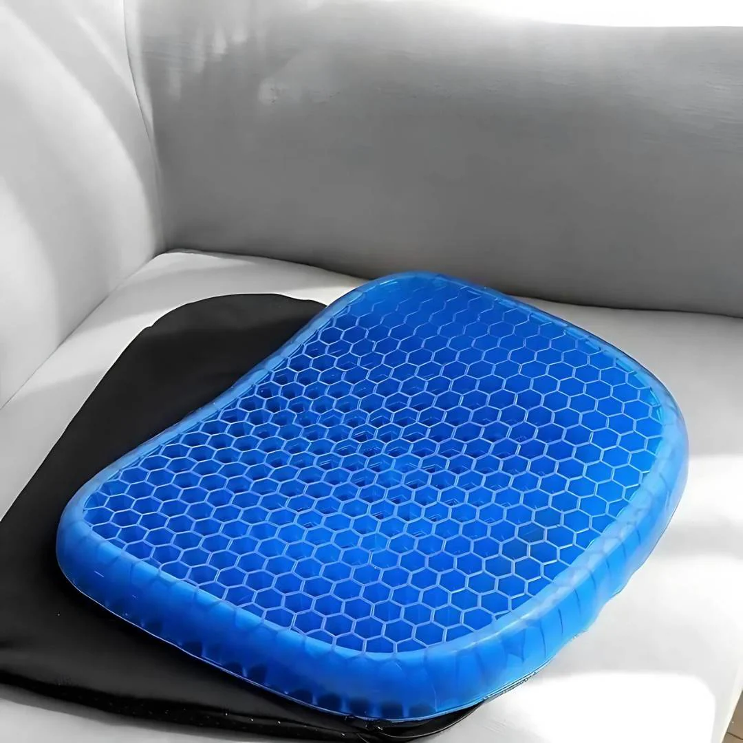 GelRelax Zitkussen – Orthopedisch Gelsitkussen voor Drukverlichting en Comfort - Afbeelding 2