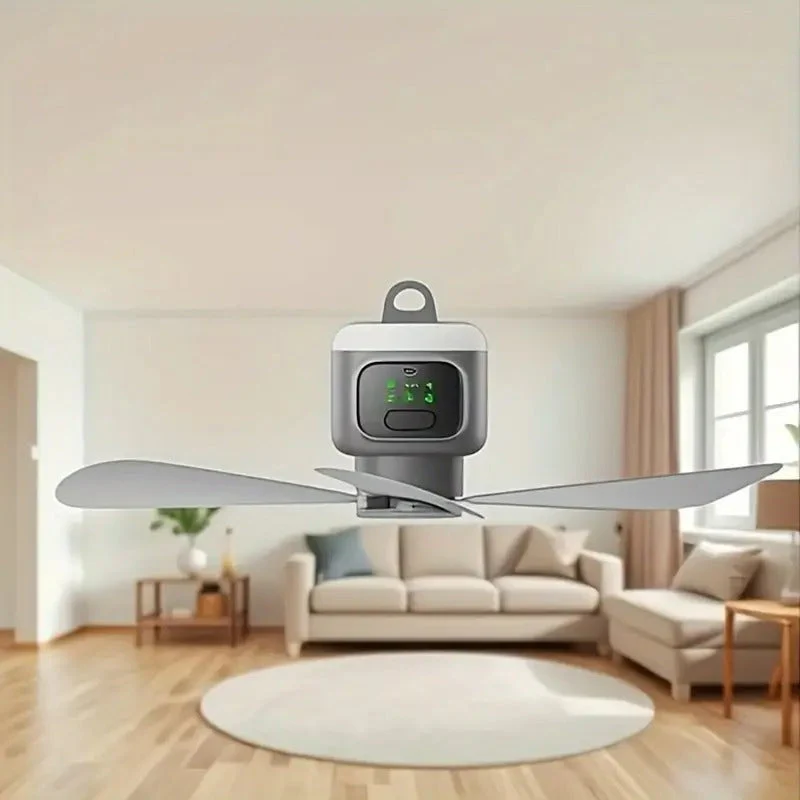 Draadloze Plafondventilator – Comfort en Gemak met USB-C Oplaadbare Accu - Afbeelding 2
