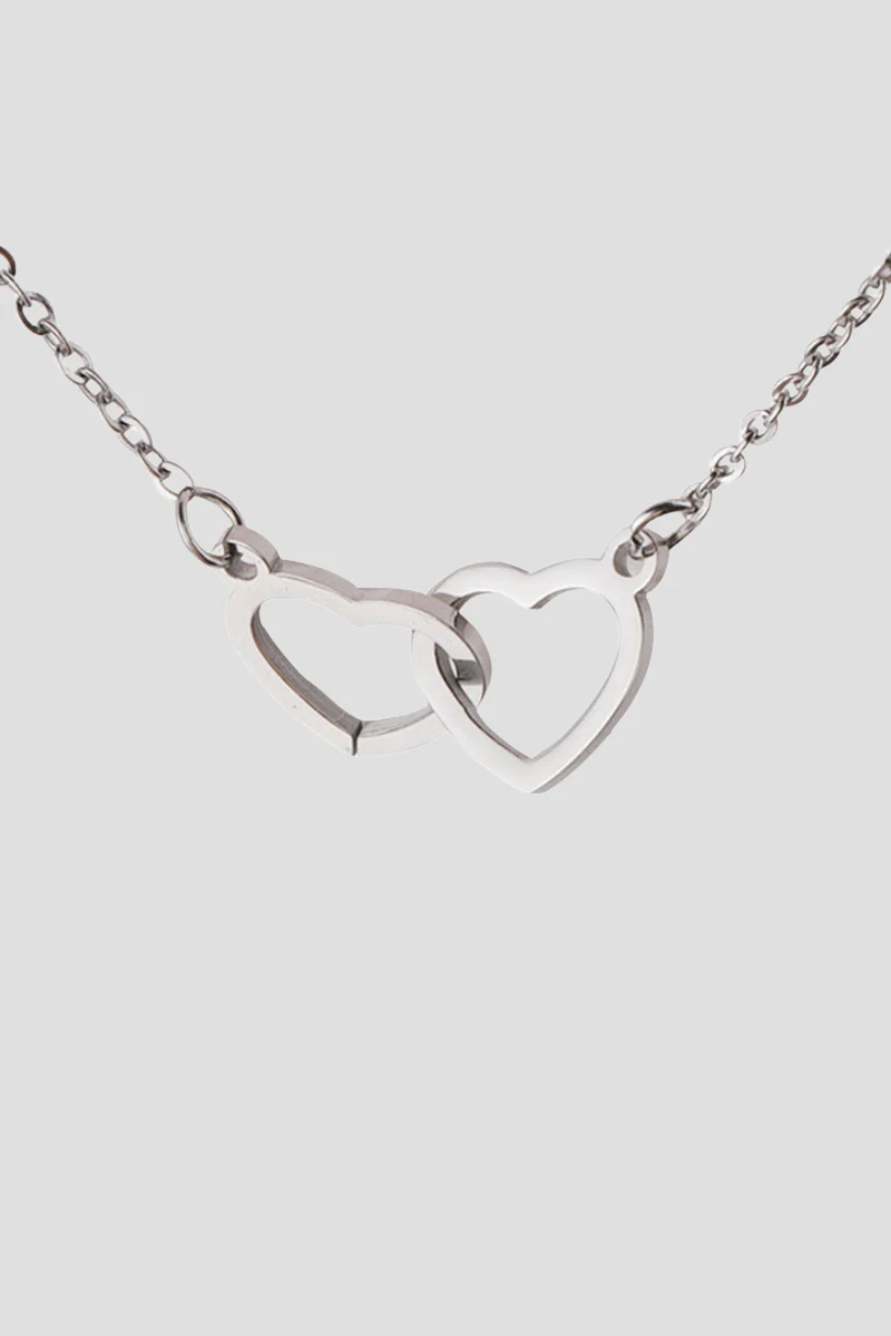 Cadeauset Roos & Ketting HartLicht – Eeuwige Roos met Verstopte Liefdesketing