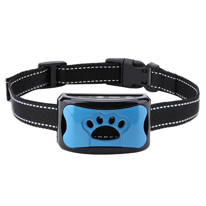 Pijnloze Anti-Blaf Halsband – Trillingen & Ultrasoon voor Honden