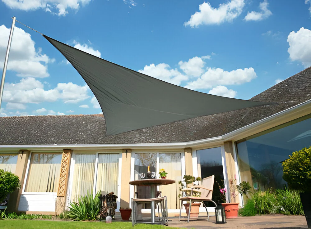 Waterafstotend Zonnescherm – UV-bescherming voor Balkon, Tuin of Terras (Driehoek of Vierkant)