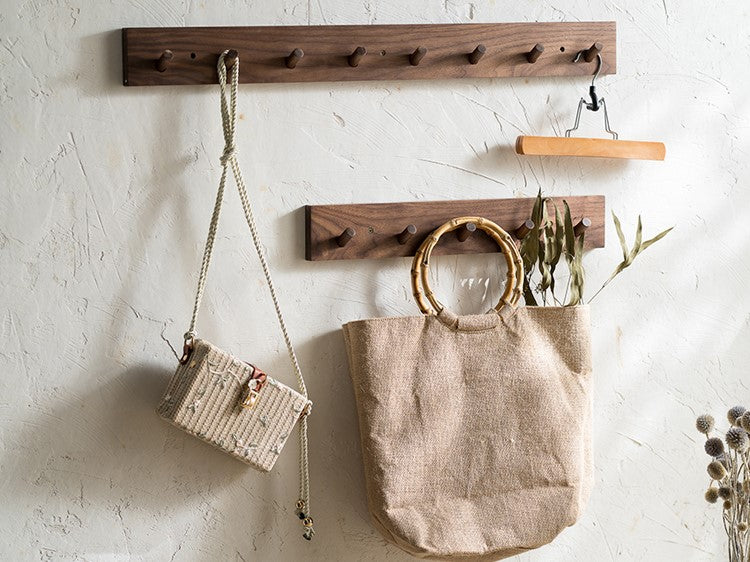 Houten Wandkapstok Minimalistisch Design met Natuurlijke Uitstraling - Afbeelding 2
