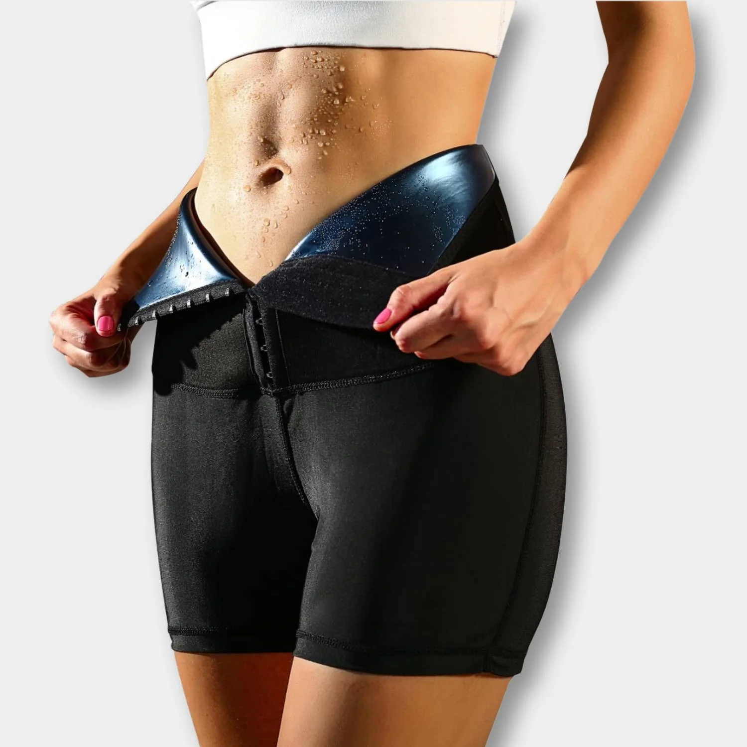 ZweetFit TailleVormer – Hoge Taille Sauna Legging met Tailletrainer voor Vrouwen