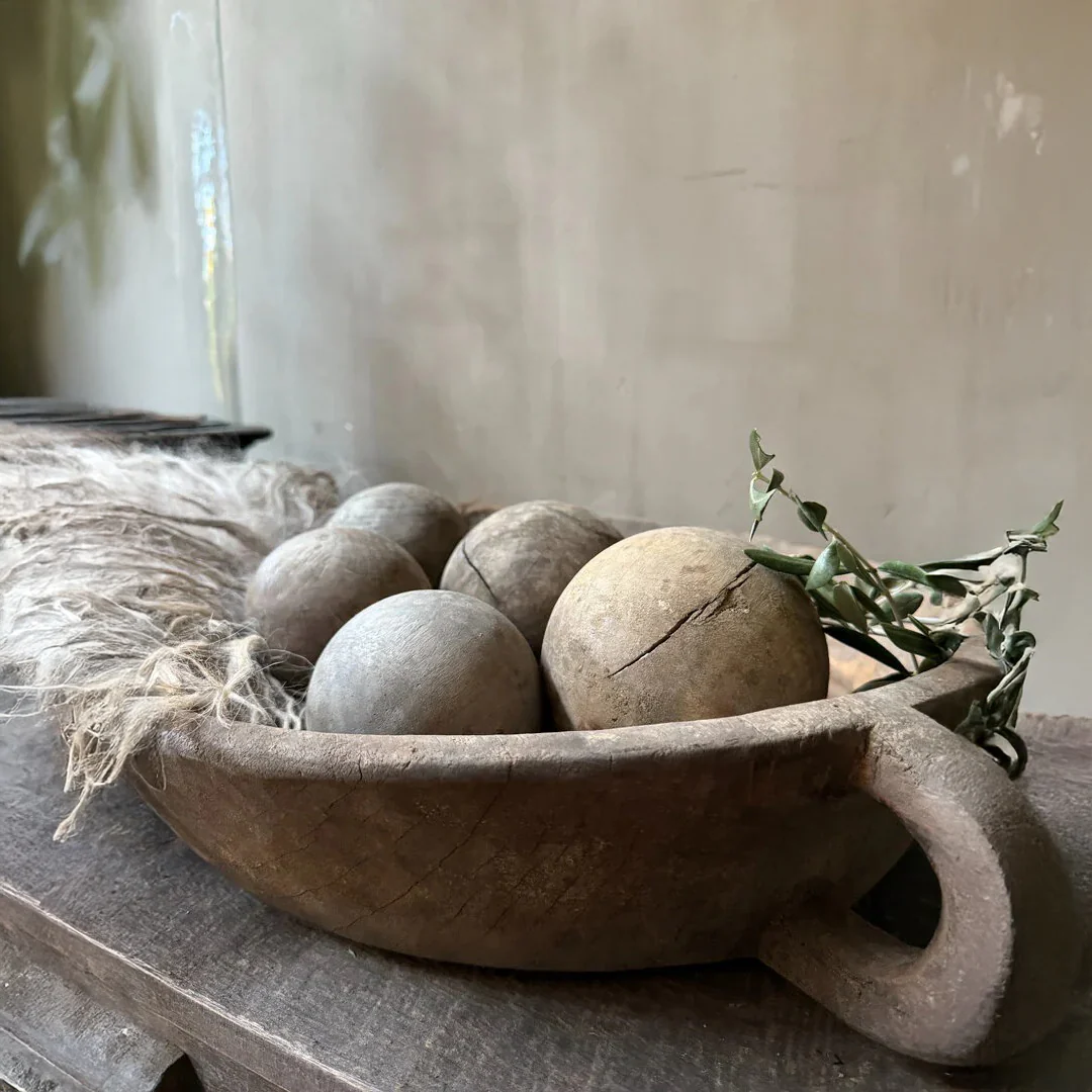 Houten bal klein