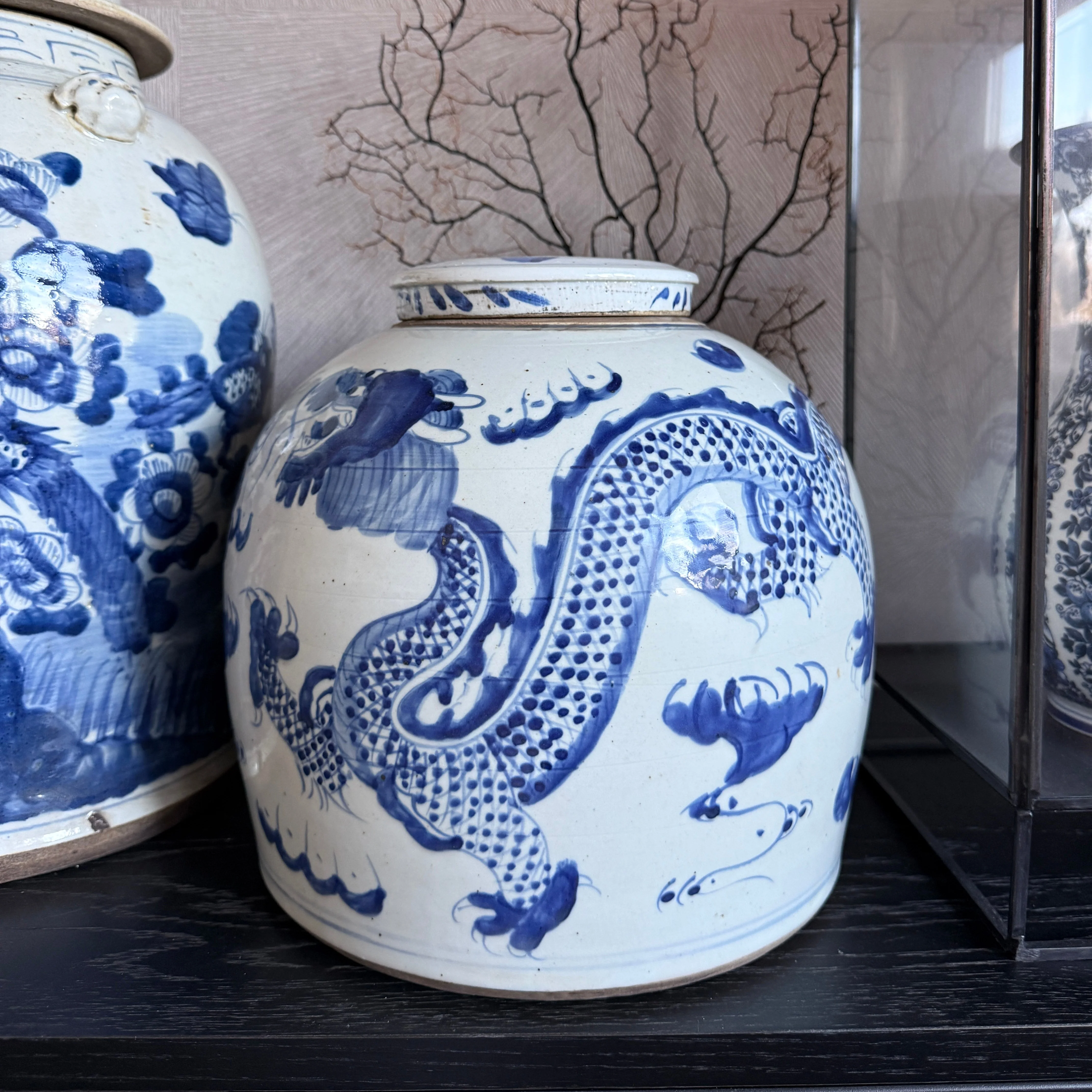 Oude Chinese gember pot met deksel