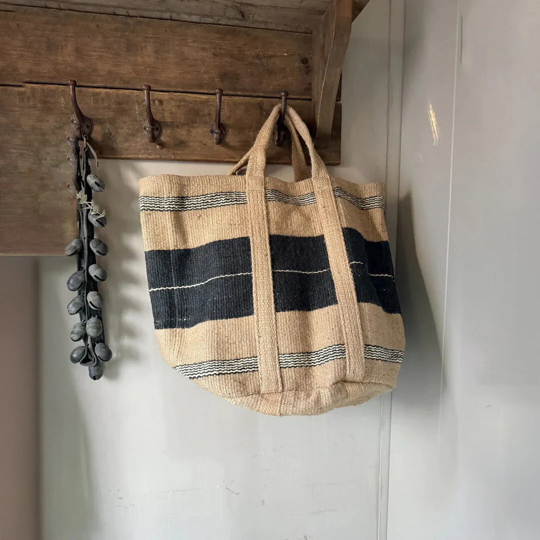 Jute tas zwart Jute tas zwart