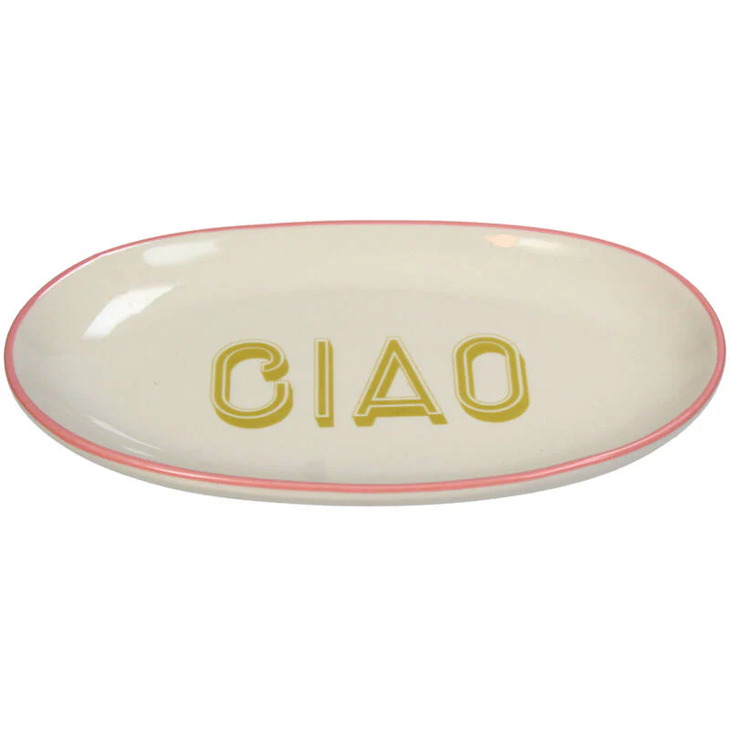 Bord Ovaal Ciao Wit
