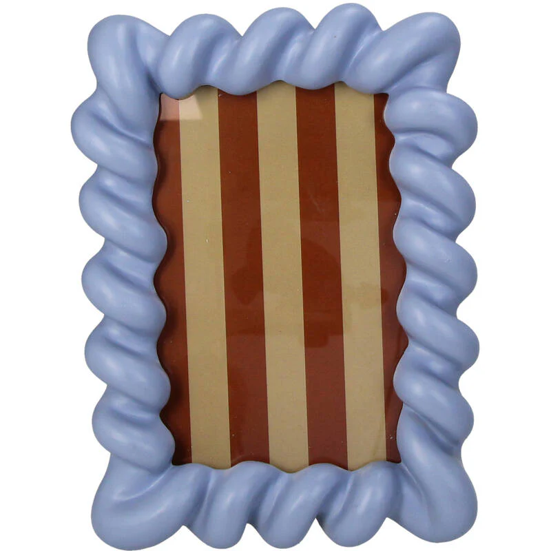 Fotolijst kralen polyresin Blauw 10x15cm Fotolijst kralen polyresin Blauw 10x15cm