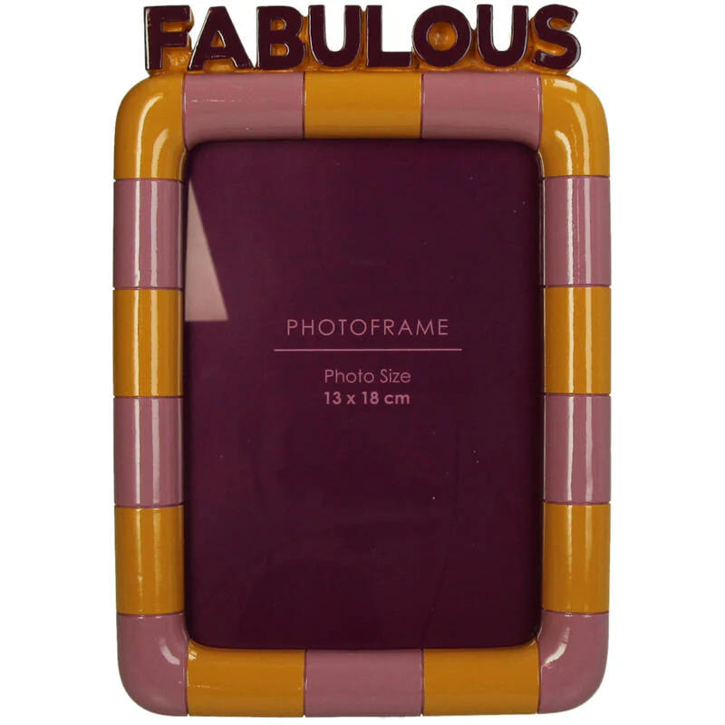 Fotolijst Fabulous Polyresin Multi 13x18cm Fotolijst Fabulous Polyresin Multi 13x18cm
