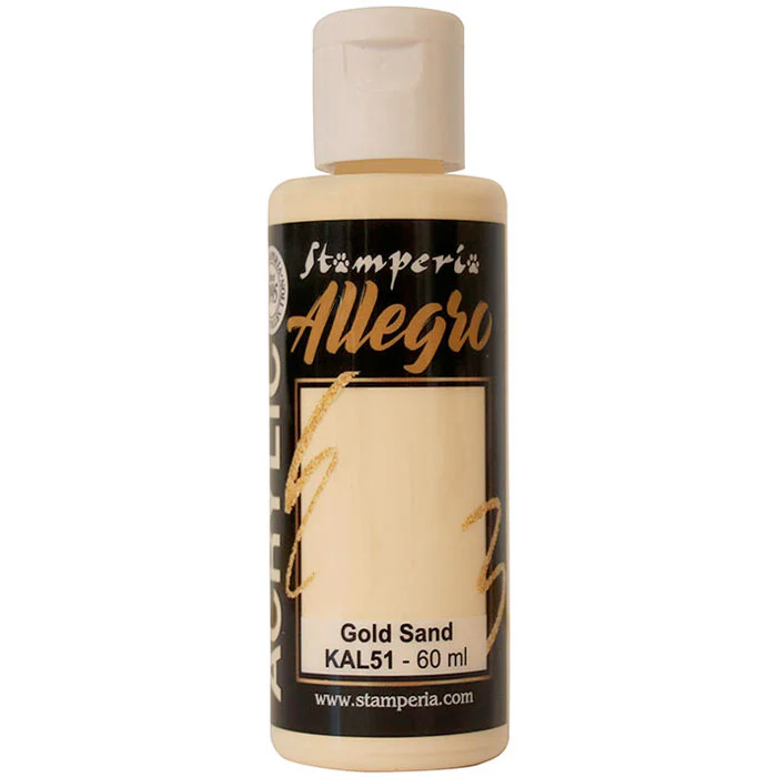 Stamperia Allegro Acrylverf Gold Sand 60 ml
