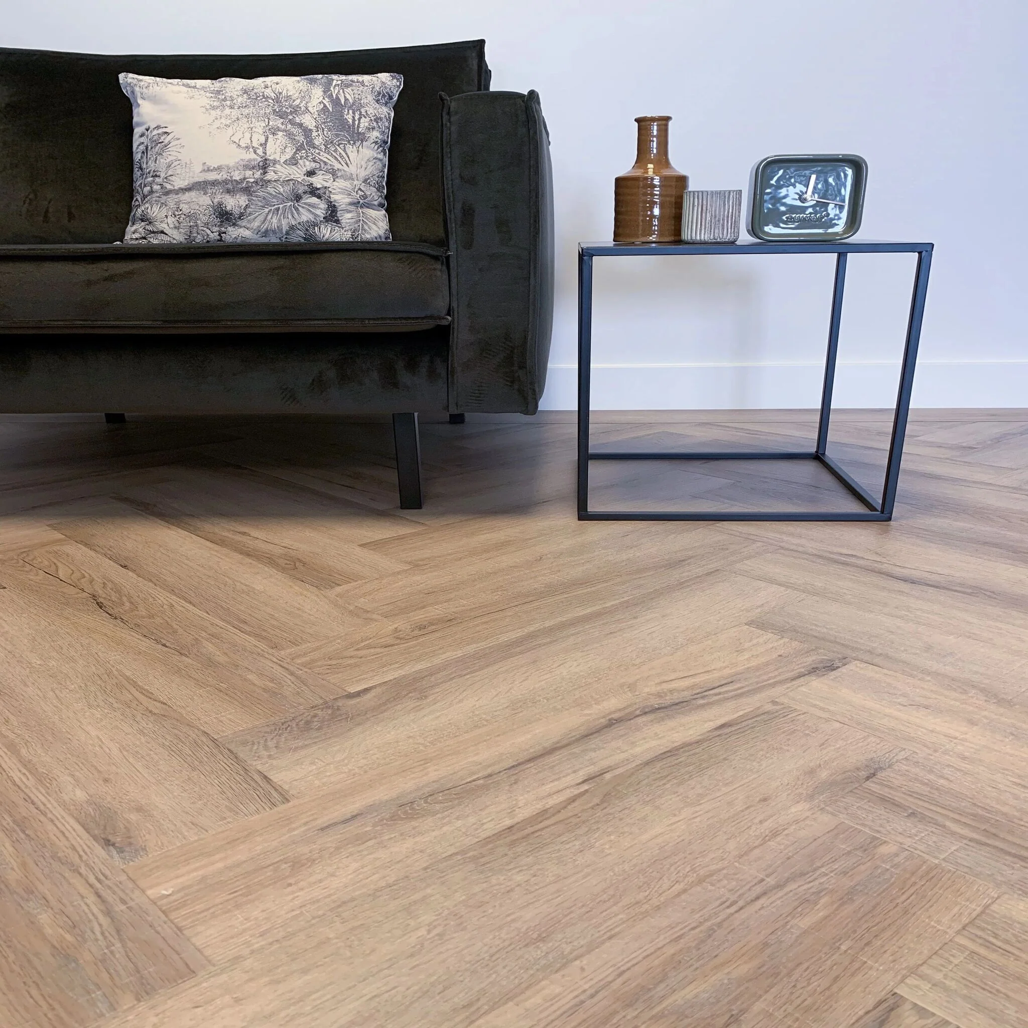 Gelasta City Visgraat Rigid Click 5700 Smoked Oak Light - PVC Vloer - Afbeelding 3