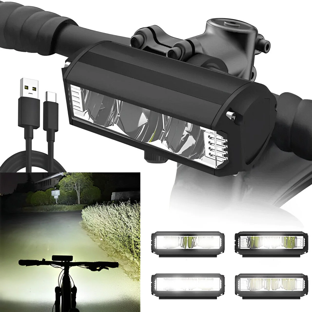 Krachtige fiets-voor LED-koplamp