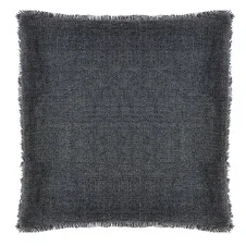 Linnen kussen charcoal/antraciet