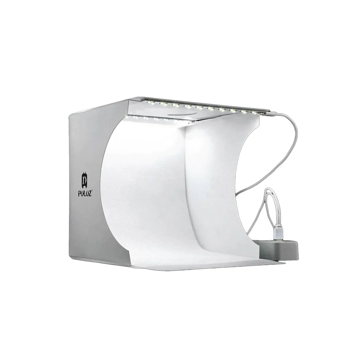 Mini Fotostudio “LumiCube” met LED-verlichting en 6 achtergronden