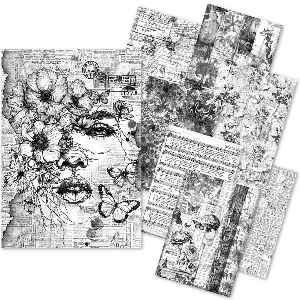 Ciao Bella – Meaningful memories craftmix mixed A5 paper pack (8 pcs)