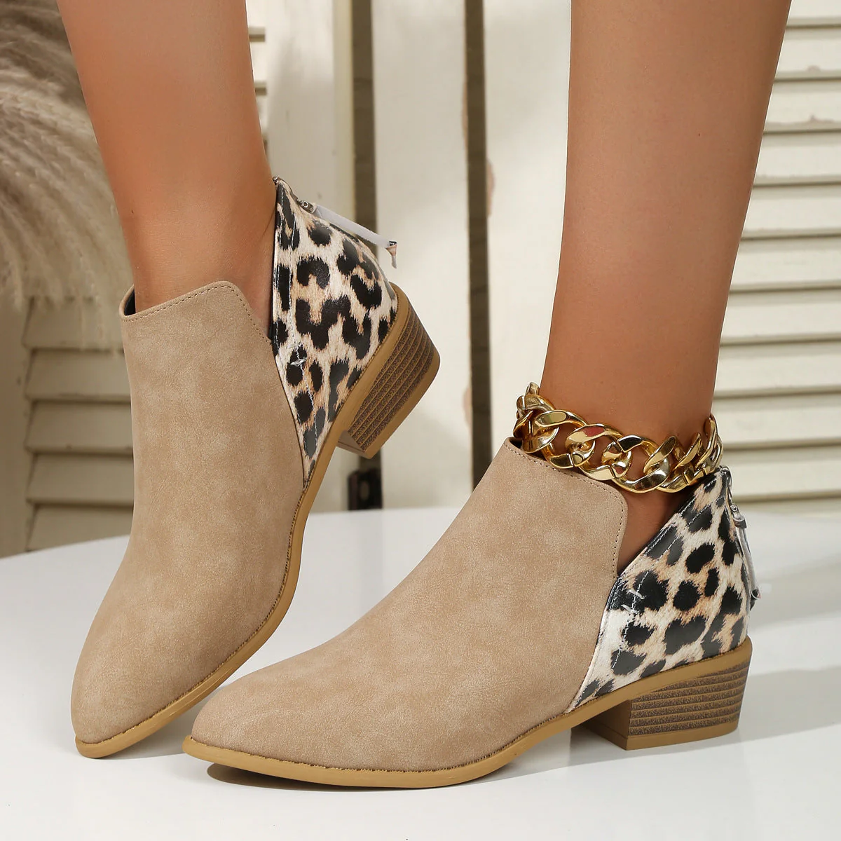 Elegante Winterlaars Liora met Blokhak – Comfort & Stijl