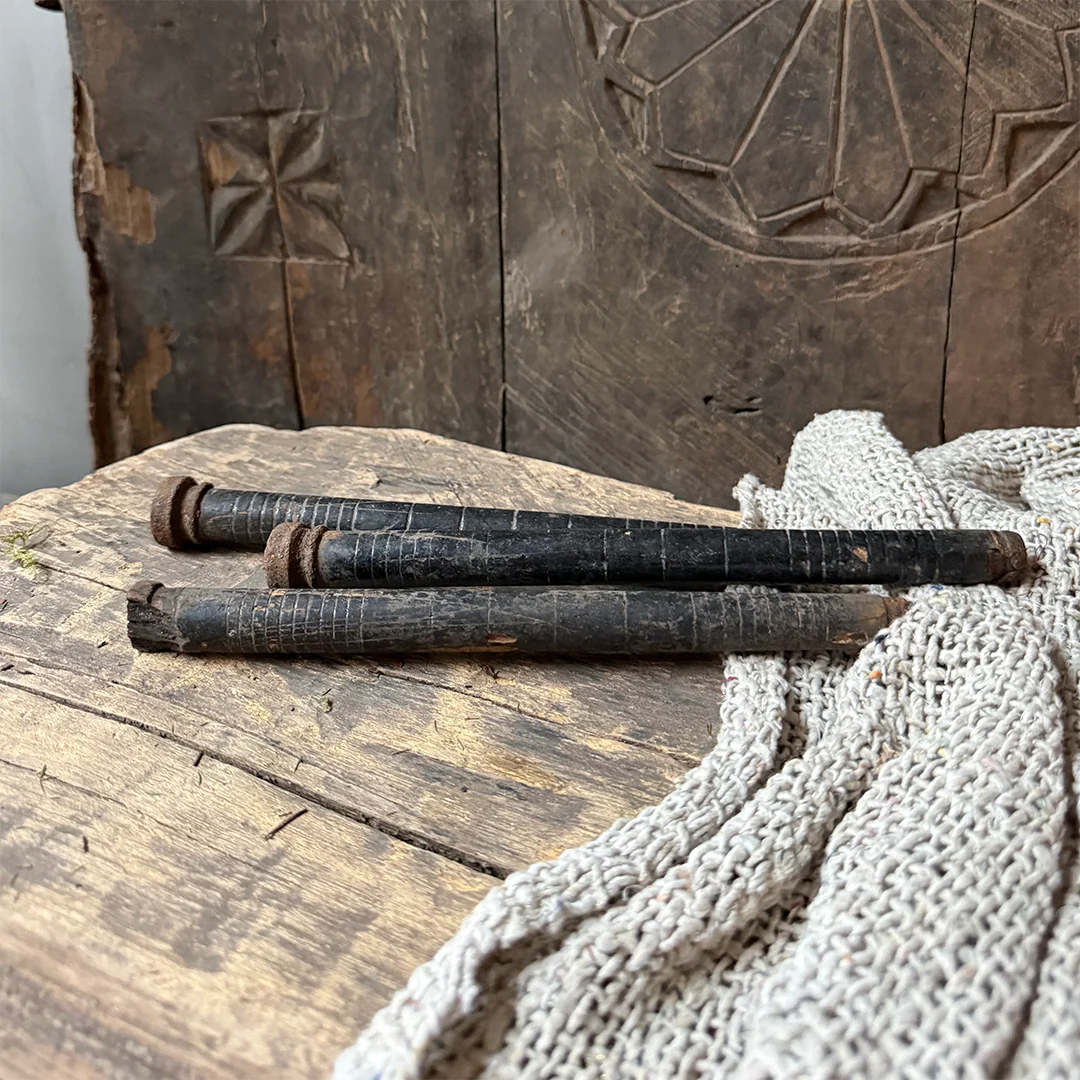 Antieke opium pijp tool