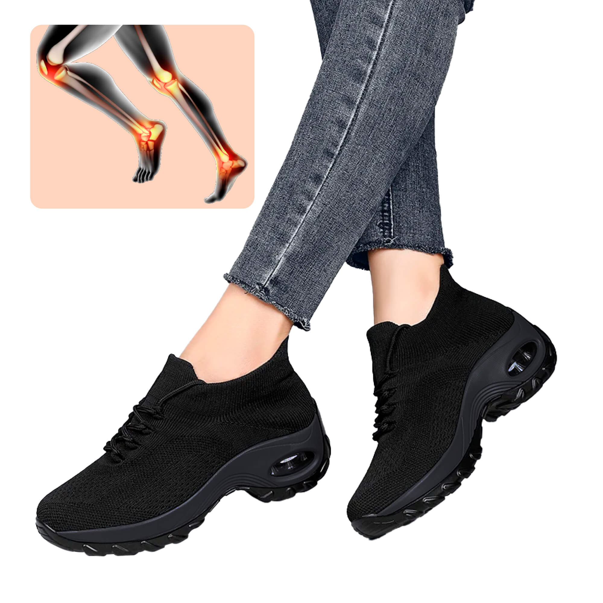 Orthopedische Schoenen Modieus voor Dames – Verlicht Voetpijn & Blijf Stijlvol met Chunky Platform Loafers
