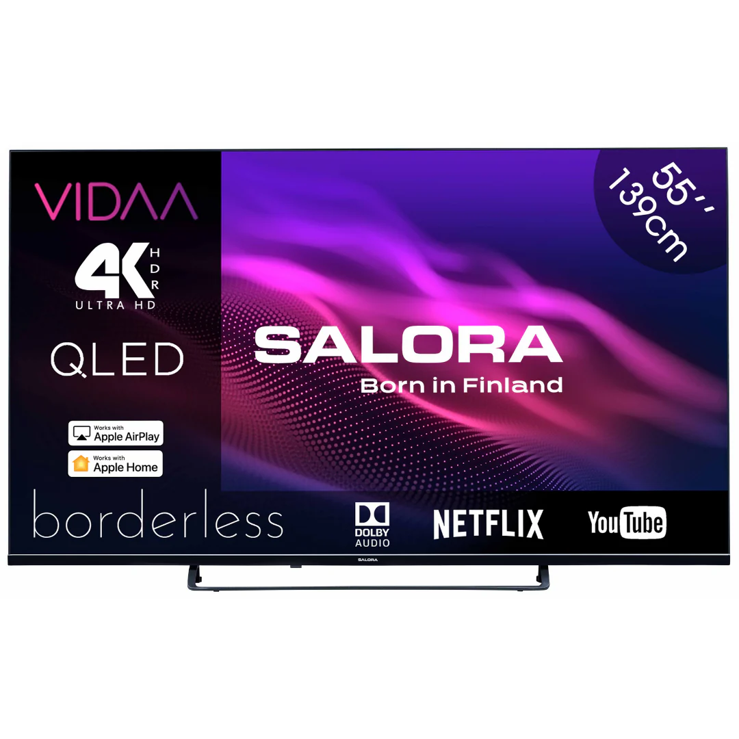 Salora QLED55UV – 55 Inch 4K UHD TV
