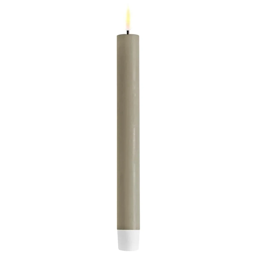 Dinerkaars Wax LED Sand 24 cm (2 stuks)