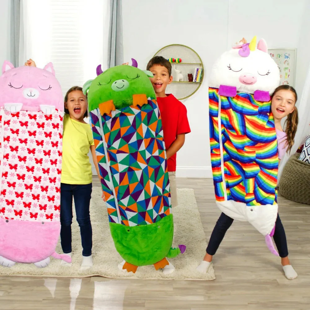 DreamSnug 2-in-1 Kinder Slaapzak en Knuffel – Schattig, Veilig & Zacht