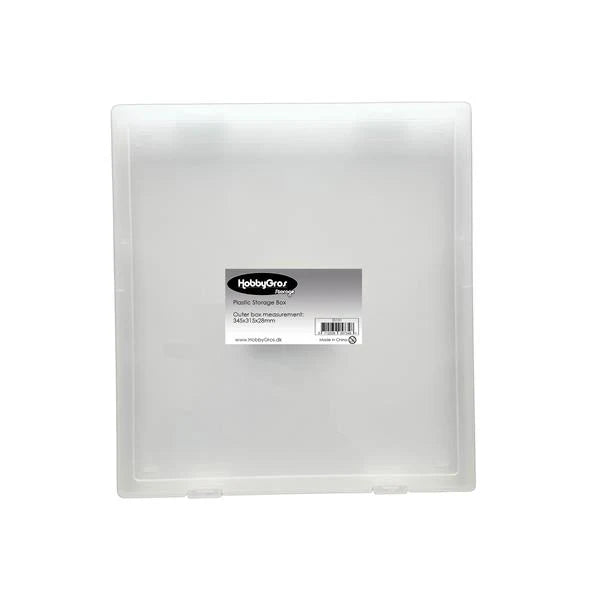 HobbyGros – Plastic Storage Box 343x315x28 mm