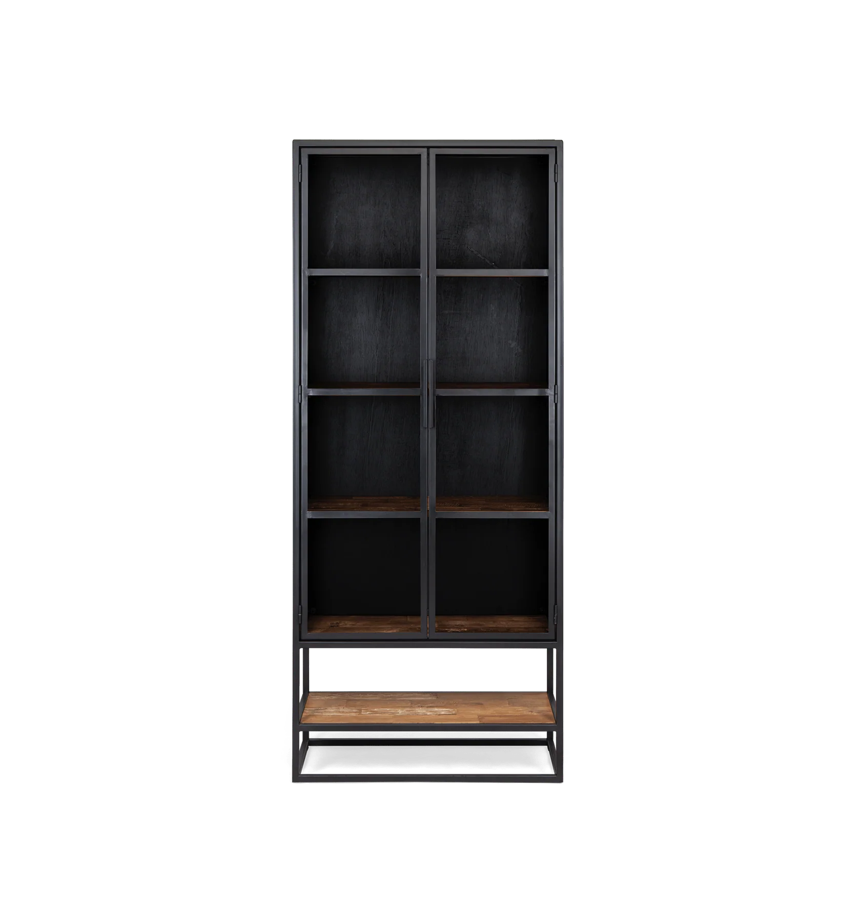Kast Salvage Met 2 Glazen Deuren Kast Salvage Met 2 Glazen Deuren