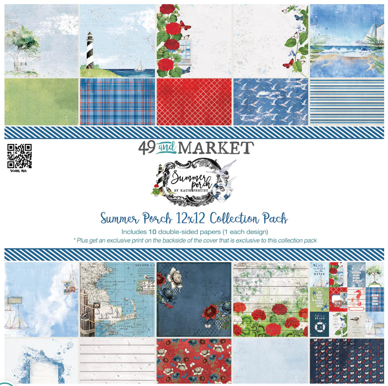 49 and Markets – Summer Porch 12×12 collection pack