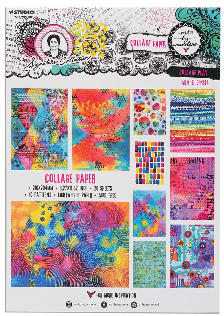 Art by Marlene – Collage Paper – Collage Play