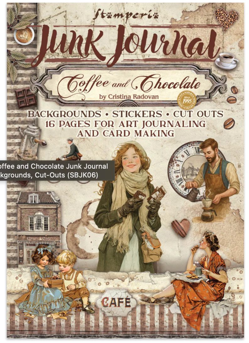 Stamperia – Coffee and Chocolate junk journal