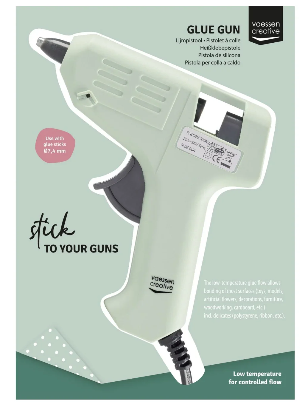 Vaessen Creative – Lijmpistool Mini Mint