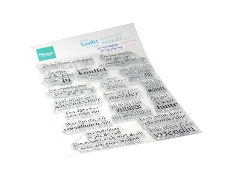 Marianne Design – Clear Stamps Familie & Vrienden