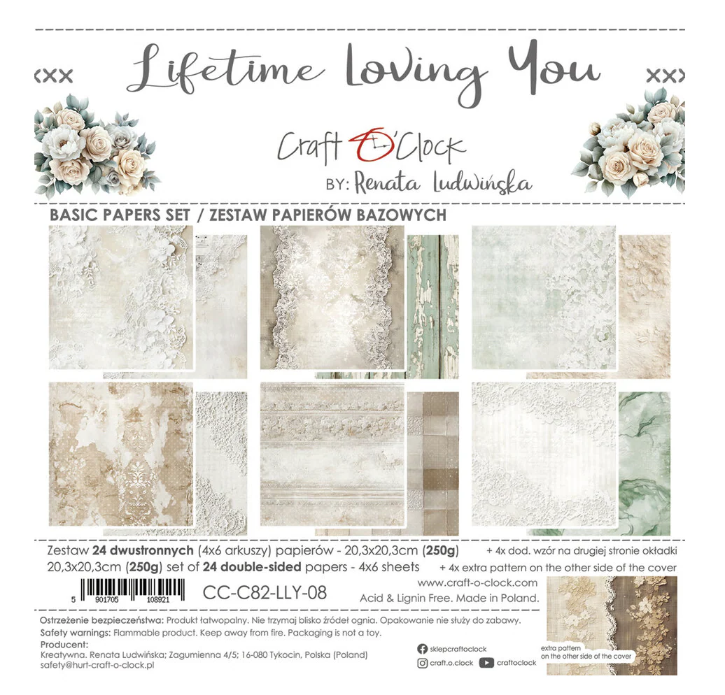 Craft o’ clock – Lifetime Loving You – Basic Paper Set
