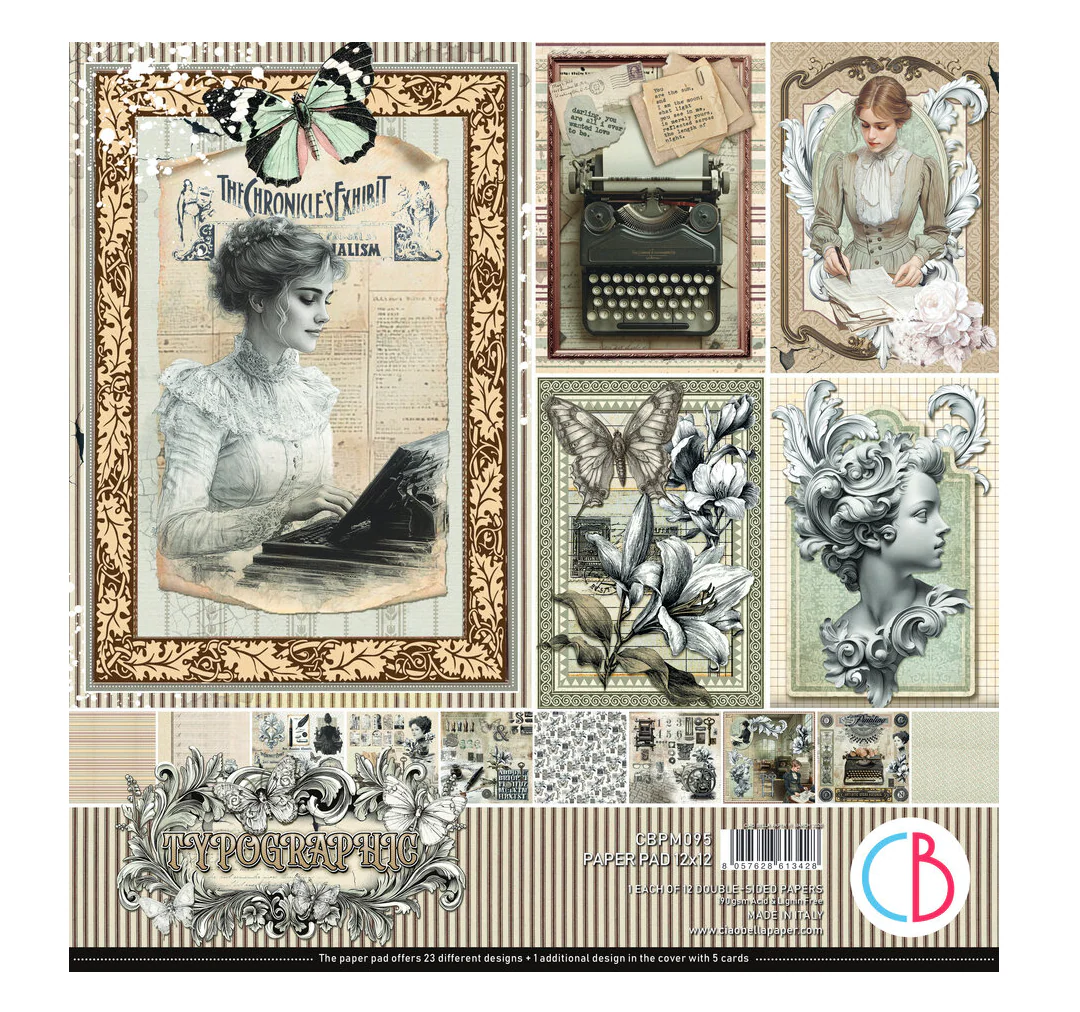 Ciao Bella – Typographic – Paper Pad 12×12