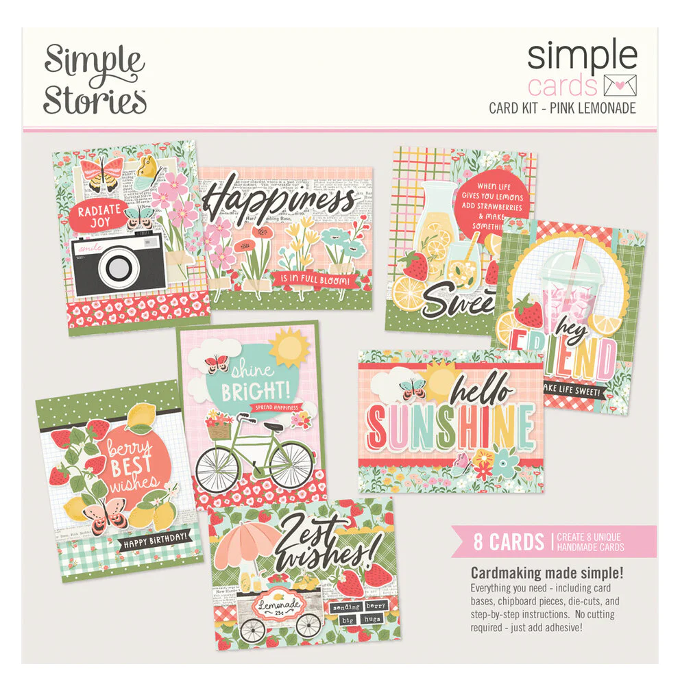 Simple Stories – Pink Lemonade Simple Card Kit