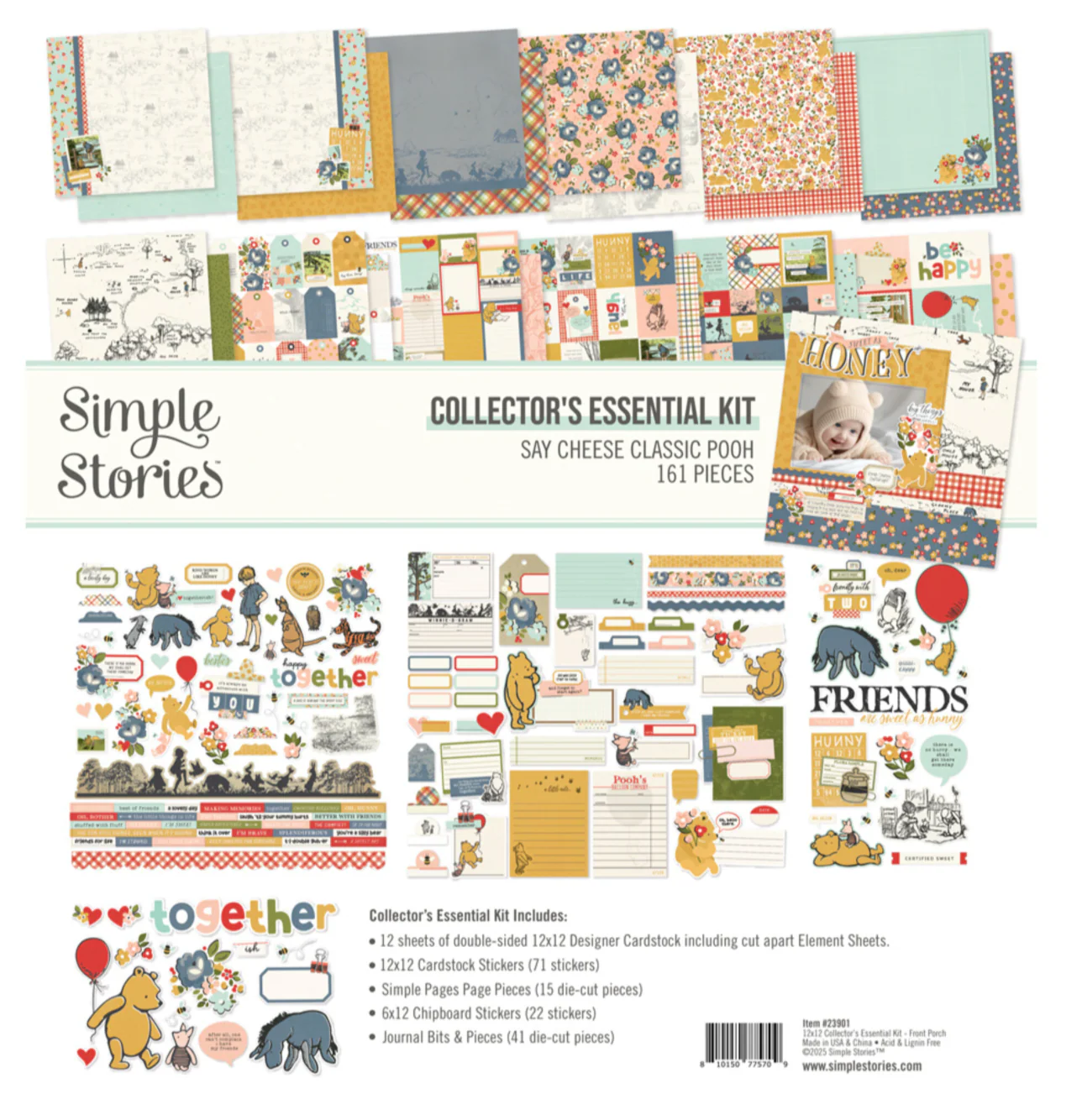 Simple Stories – Say Cheese Classic Pooh Collector’s Essential Kit