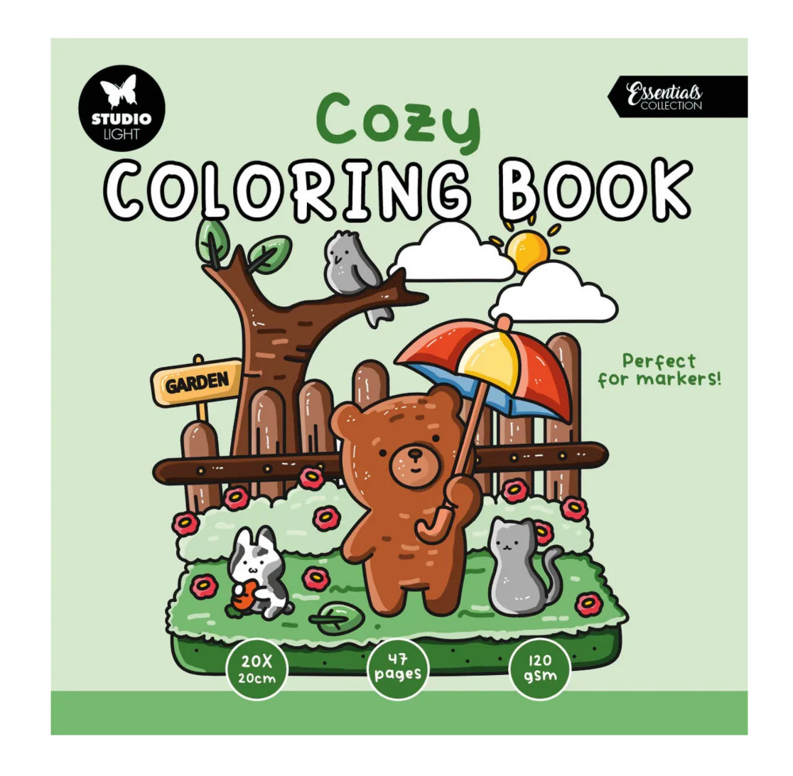 Studio Light – Cozy Coloring Book – Cozy Garden Studio Light – Cozy Coloring Book – Cozy Garden