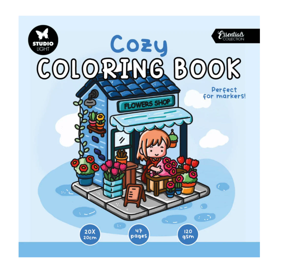 Studio Light – Cozy Coloring Book – Cozy Flower Shop Studio Light – Cozy Coloring Book – Cozy Flower Shop