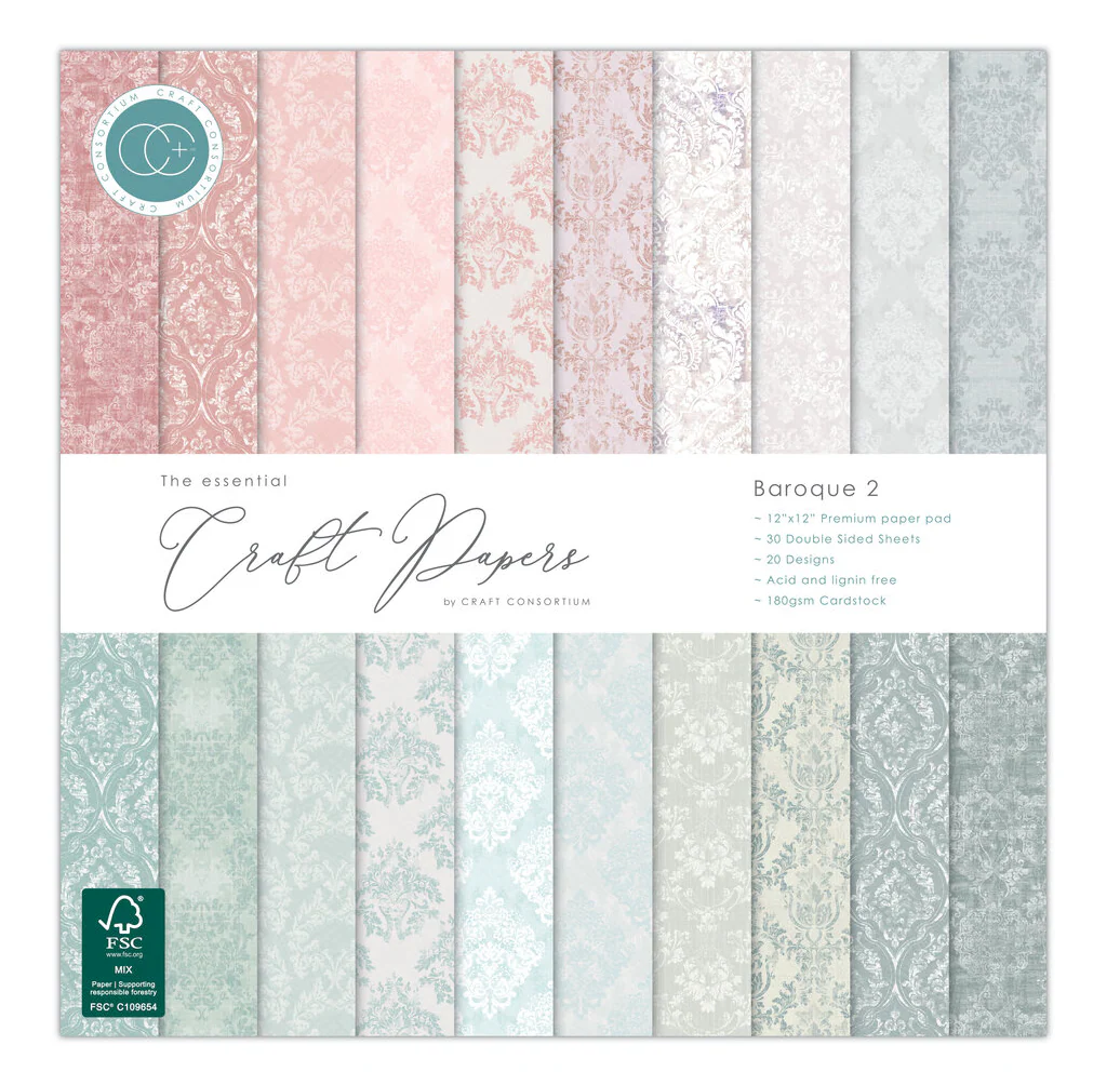 Craft Consortium – Paper pad – Baroque 2