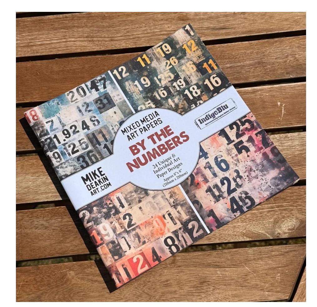 IndigoBlu – By the Numbers 8×8 inch paper book
