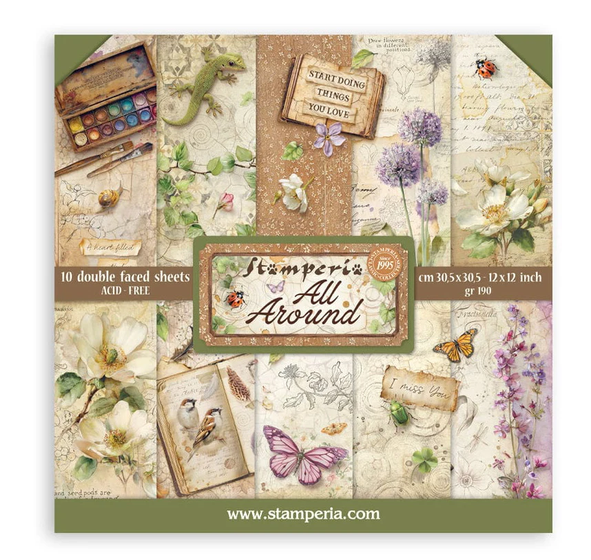 Stamperia – All Around Paperback 12 inch