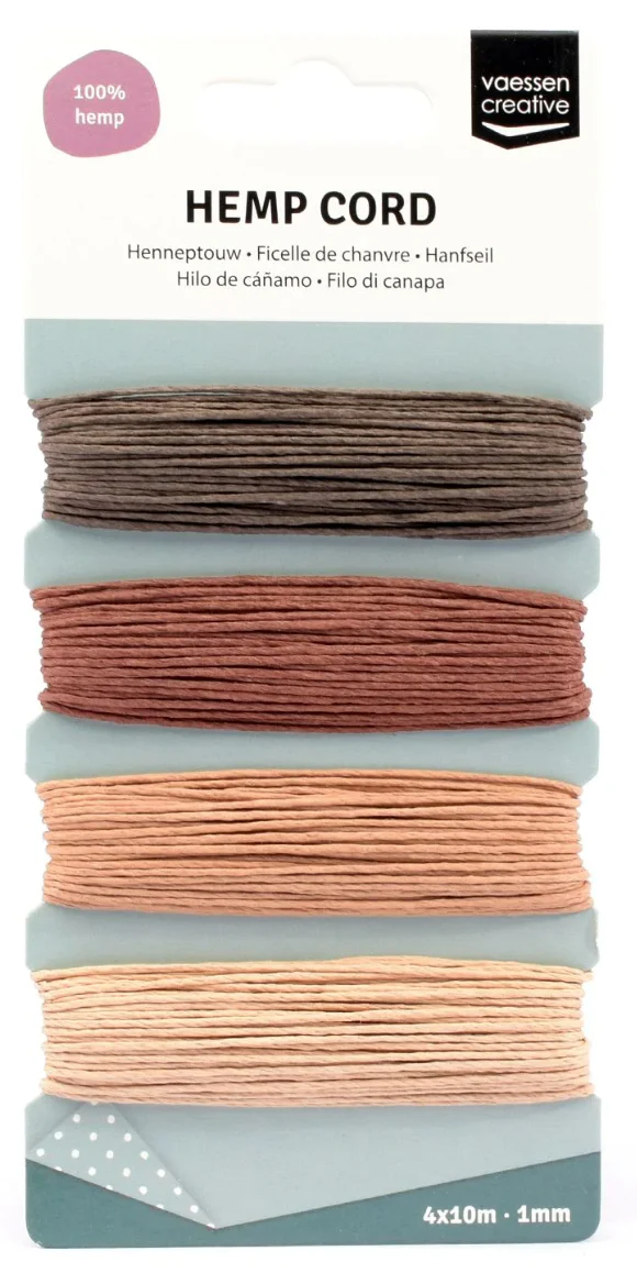 Vaessen Creative – Hemp Cord – Henneptouw