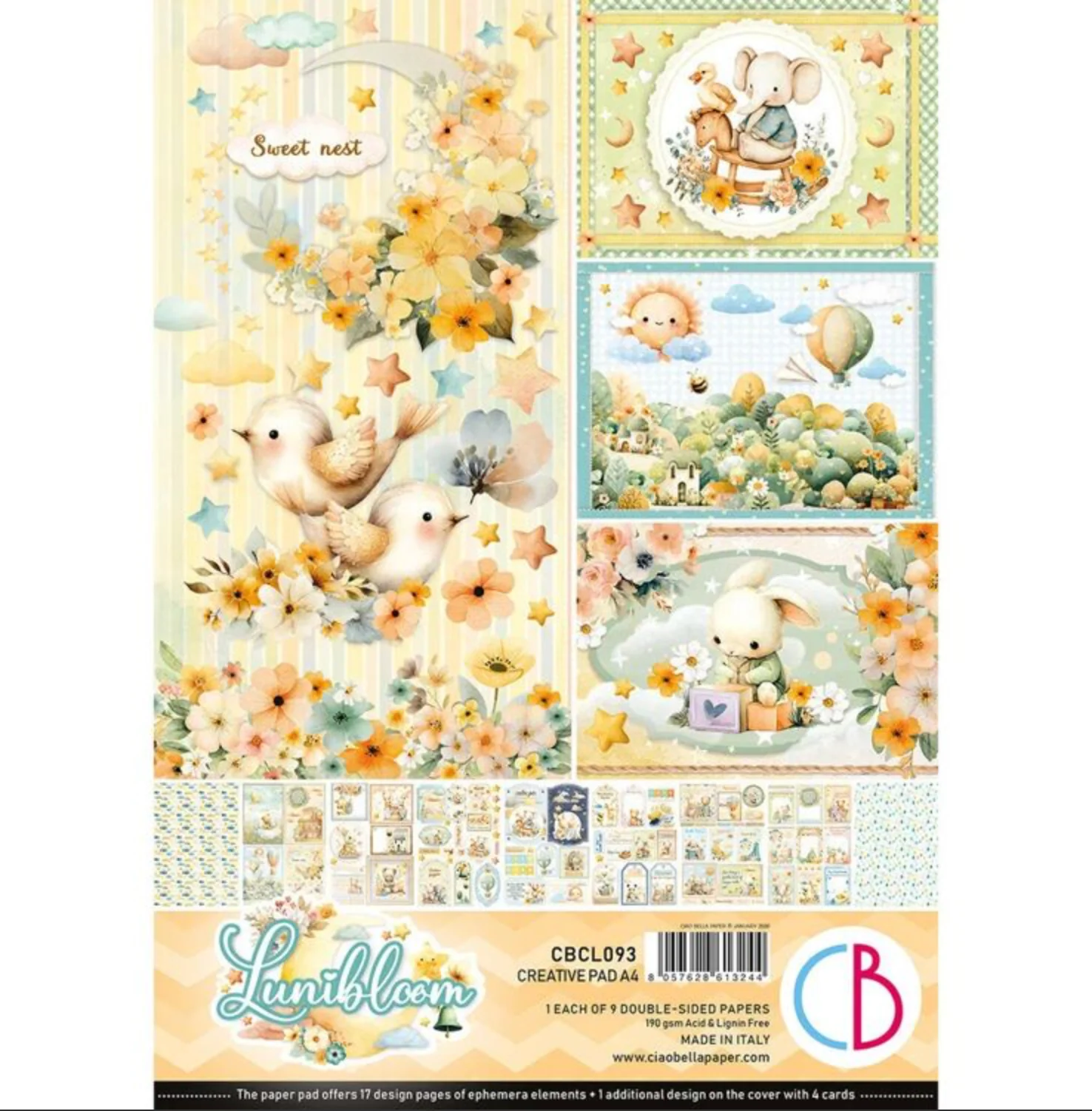 Ciao Bella – Lunibloom – Creative Pad A4
