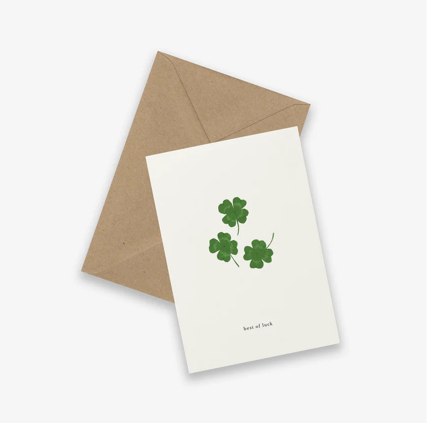 Kaart Clover (best of luck) Kaart Clover (best of luck)
